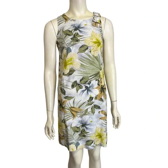 chinese dress ladies Charlie B Printed Linen Dress